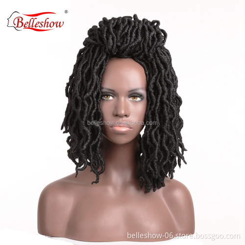 Hot sell new 12 inch Crochet Goddess Locs Hair Extensions Faux Locs Curly Braids Hair wave short gypsy locs